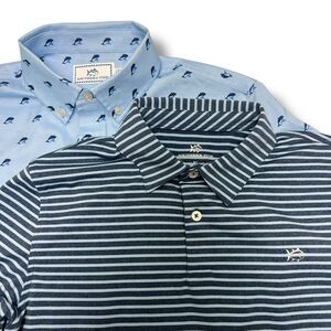 Lot Of 2 Southern Tide Boys XL‎ Shirt Polo